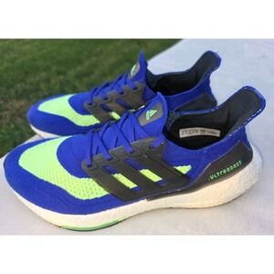 Adidas UltraBoost 21 Sonic Ink Green S23873 Runners